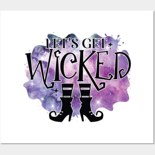 Halloween wicked witch costume Posters and Art